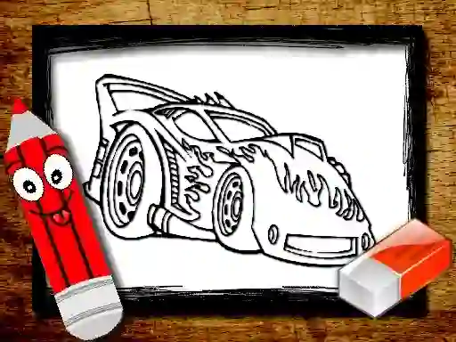 Gioco Back To School Car Coloring Book in linea