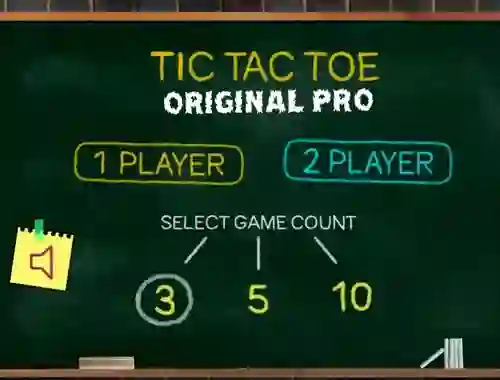 Gioco Tic Tac Toe Original Pro in linea