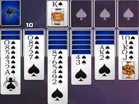 Gioco Spades Spider Solitaire in linea
