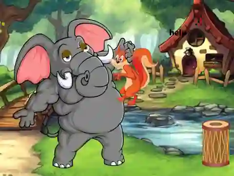 Gioco Squirrel Trapped To Giant Elephant in linea