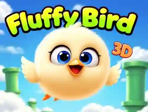 Gioco Fluffy Bird 3D in linea