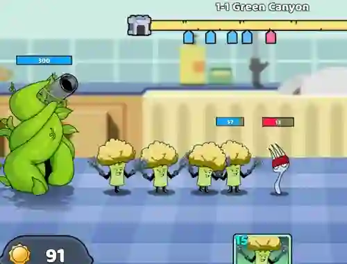 Gioco Food Castle Tower Defense in linea