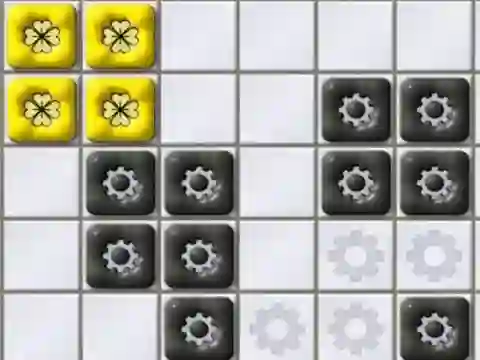Gioco Ugolki - halma in linea