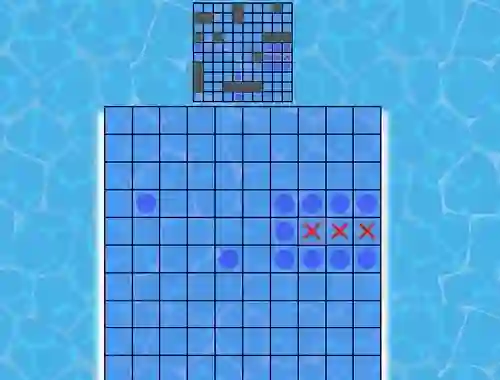 Gioco Battleship On Cells in linea