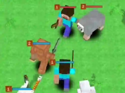 Gioco Minecraft: Create a Monster and Fight! in linea