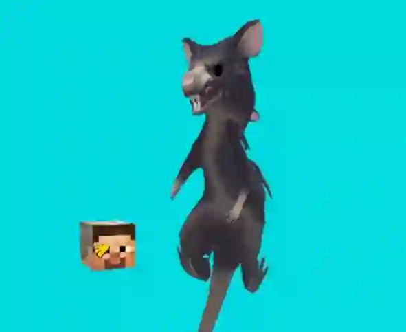 Gioco Ratomilton Spinning Flappy Minecraf in linea