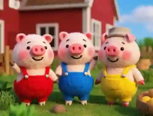Gioco Find The Differences: The 3 Little Pigs in linea