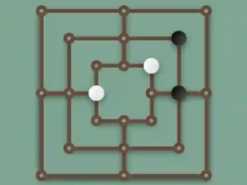 Gioco Mill Nine Mens Morris in linea