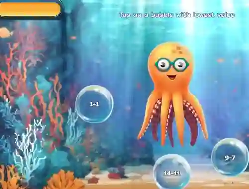 Gioco Bubble Math Dive in linea