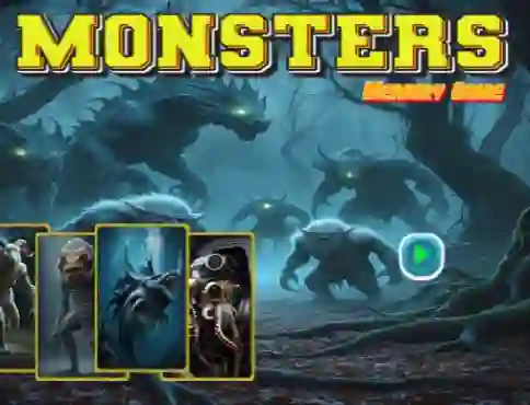 Gioco Monsters Memory Game in linea