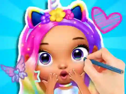 Gioco Coloring Book: Fashion Barbie Princess in linea
