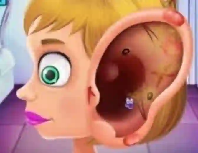 Gioco Children's Doctor Treating Ears in linea