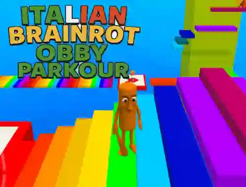 Gioco Italian Brainrot Obby Parkour in linea