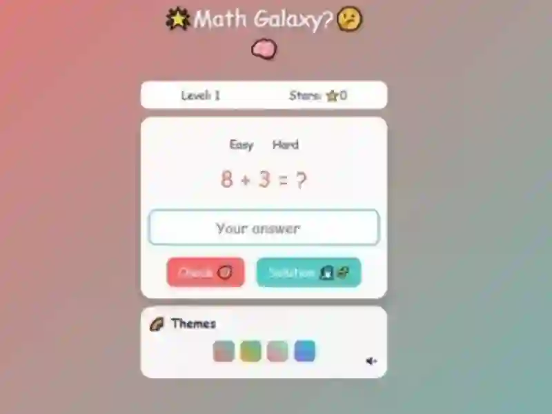 Gioco Math Galaxy in linea
