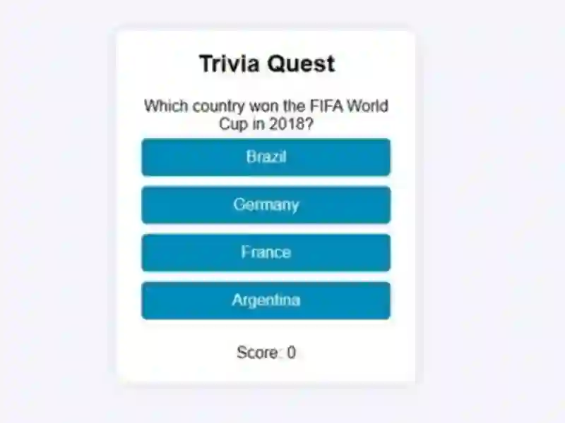 Gioco Trivia Quest in linea
