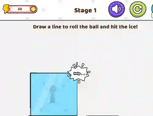 Gioco Save The Stick Draw Line in linea