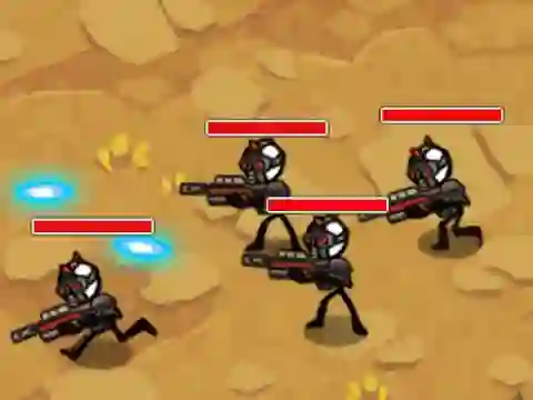 Gioco Stickman Warfare in linea