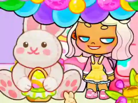 Gioco Jigsaw Puzzle: Avatar World Easter Party in linea