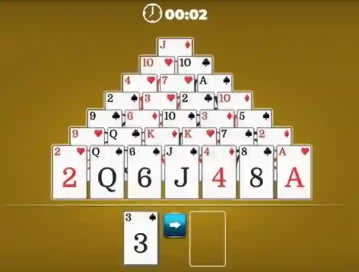 Gioco Pyramid Solitaire in linea