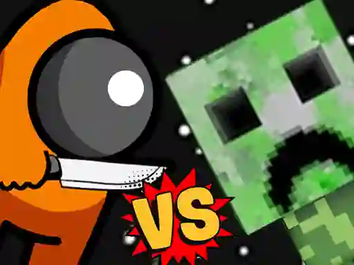 Gioco Among vs Creeper in linea