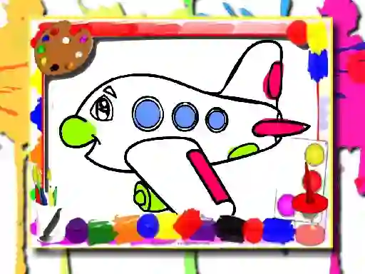 Gioco Airplane Coloring Book in linea