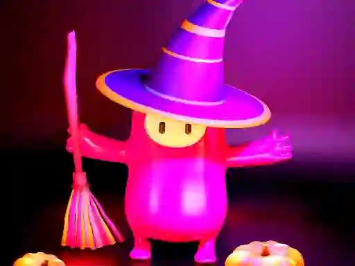 Gioco Fall Guys Halloween Puzzle in linea