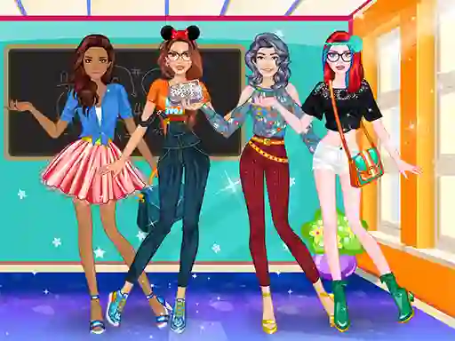 Gioco High School Dress Up For Girls in linea