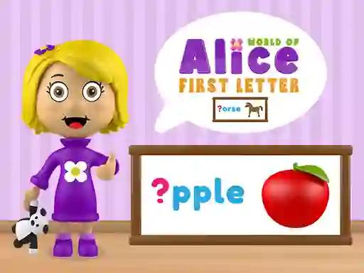 Gioco World of Alice First Letter in linea