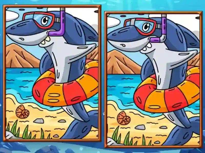 Gioco Marine Spot the Difference in linea