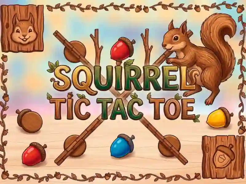 Gioco Squirrel Tic Tac Toe in linea