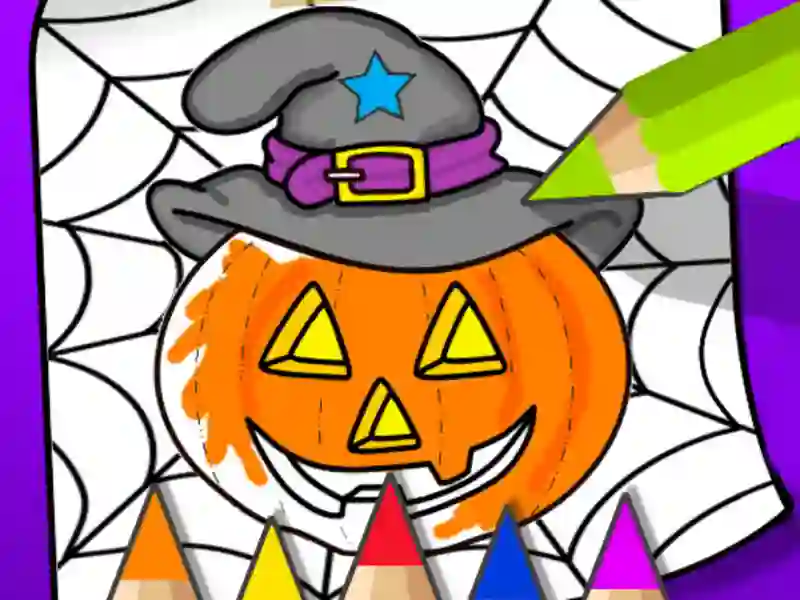 Gioco Halloween Coloring Book in linea