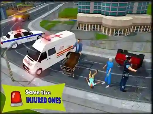 Gioco Ambulance Rescue Driver Simulator 2018 in linea