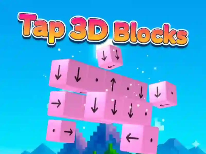 Gioco Tap 3D Blocks in linea