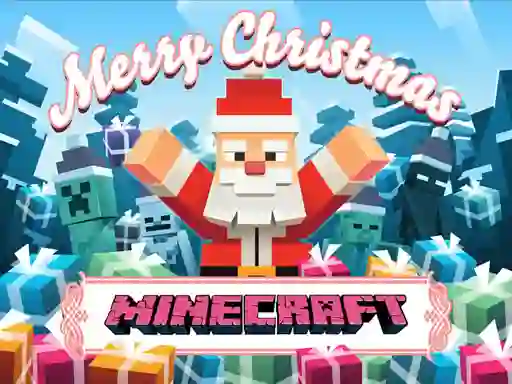 Gioco MineCraft Christmas Jigsaw Puzzle in linea