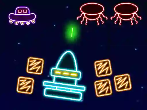 Gioco Neon Invaders in linea