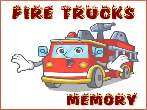 Gioco Fire Trucks Memory in linea