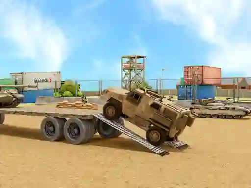 Gioco Us Army Car Games Truck Driving in linea