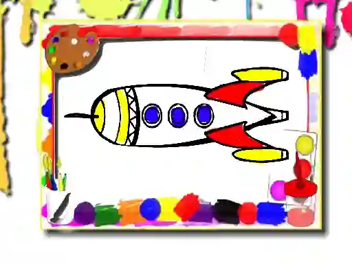 Gioco Rockets Coloring Book in linea