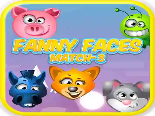 Gioco Funny Faces Match-3 in linea