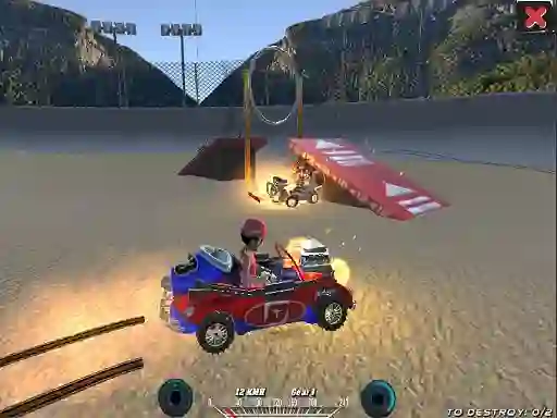 Gioco Demolition Cartoon Car Crash Derby in linea
