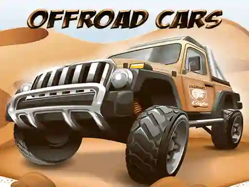 Gioco Offroad Cars Jigsaw in linea