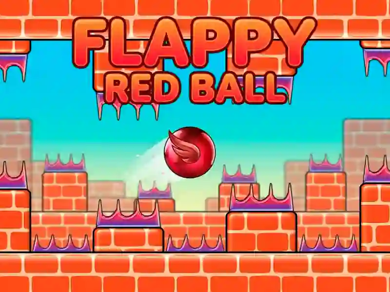 Gioco Flappy red ball in linea
