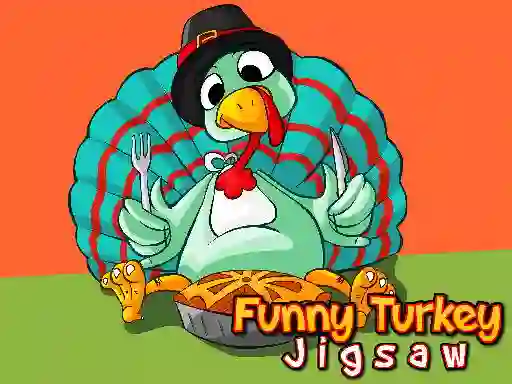 Gioco Funny Turkey Jigsaw in linea