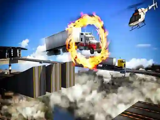 Gioco Impossible Truck Driving Stunt Track Parking in linea