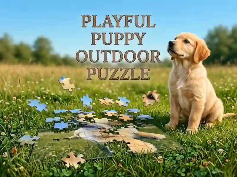 Gioco Playful Puppy Outdoor Puzzle in linea
