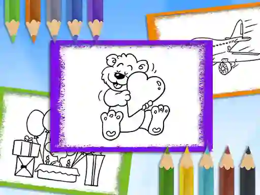 Gioco Cartoon Coloring Book in linea