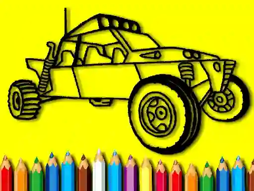 Gioco Back To School: Rally Car Coloring Book in linea
