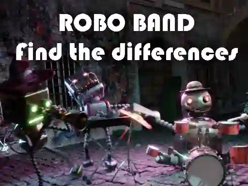 Gioco Robot Band - Find the Differences in linea