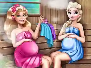 Gioco Cute Mommies Pregnant Sauna in linea