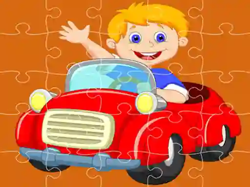 Gioco Pedal Cars Jigsaw in linea